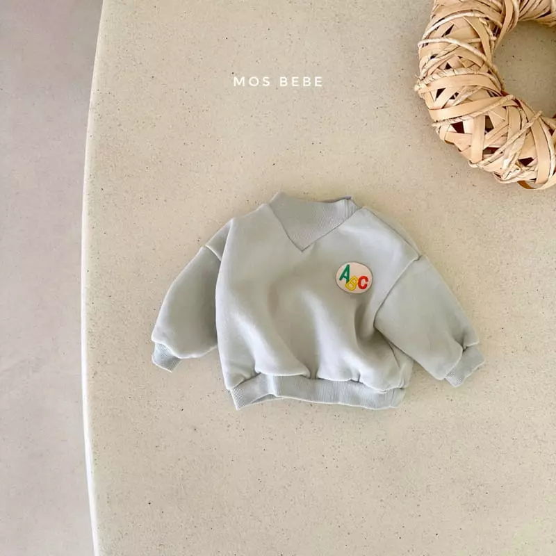 Mos Bebe - Korean Baby Fashion - #babywear - Abc Half Turtleneck Sweatshirt