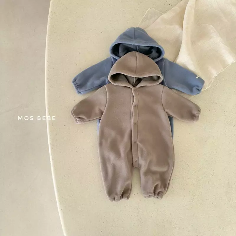 Mos Bebe - Korean Baby Fashion - #babywear - Grady hoody Bodysuit - 4