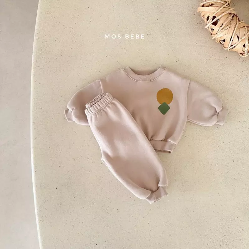 Mos Bebe - Korean Baby Fashion - #onlinebabyshop - Shape top Bottom Set