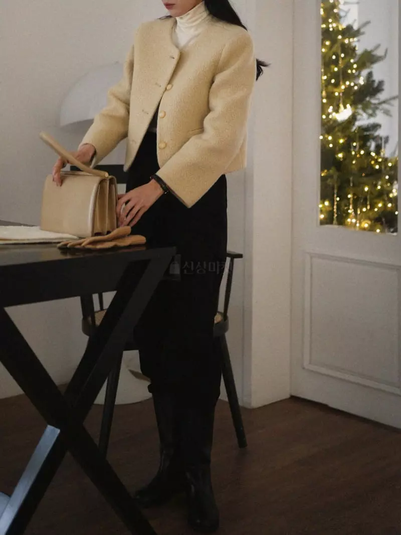 Nan - Korean Women Fashion - #womensfashion - Alpaca Jacket - 5