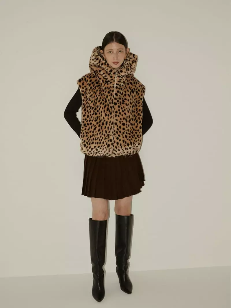 Neroli36 - Korean Women Fashion - #momslook - H Leopard Vest - 6