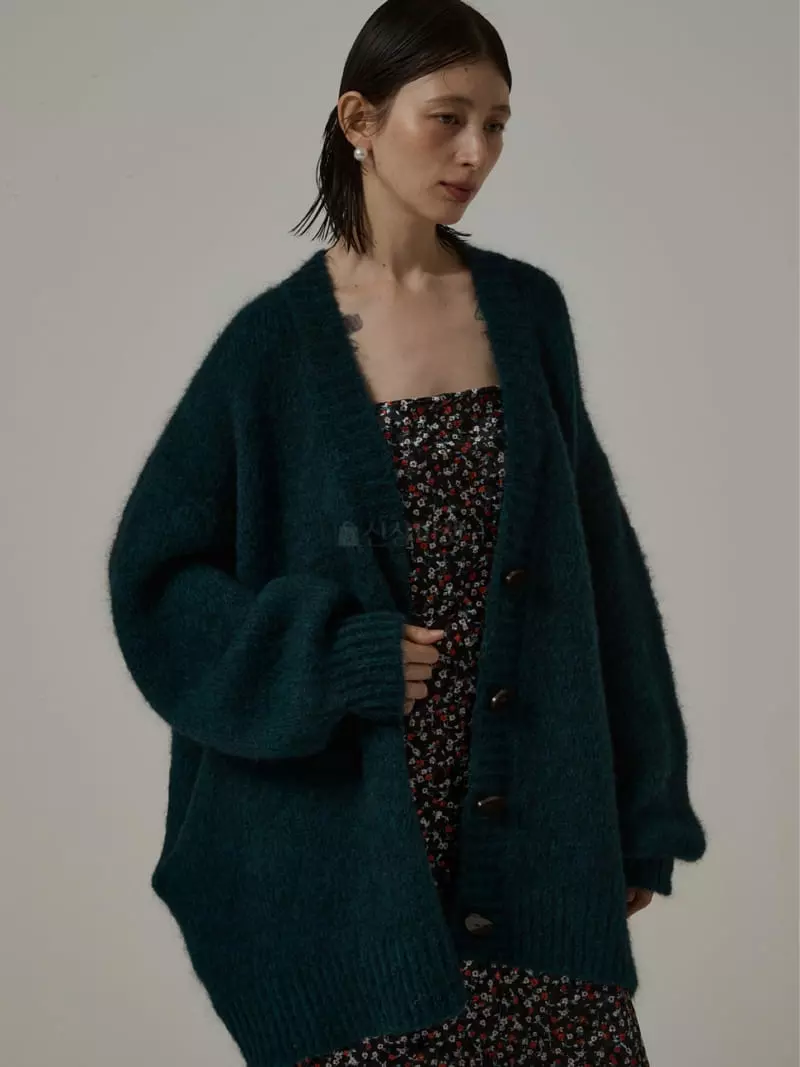 Neroli36 - Korean Women Fashion - #romanticstyle - Kid Mohair Cardigan - 4