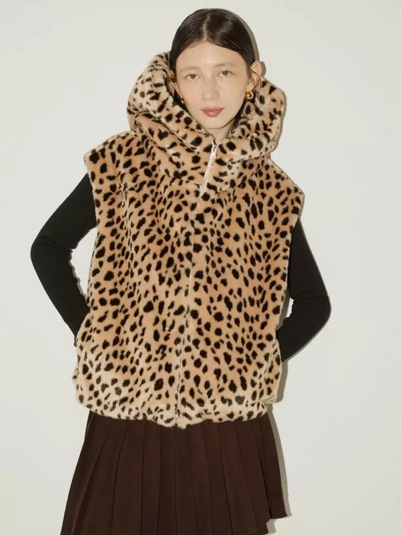 Neroli36 - Korean Women Fashion - #womensfashion - H Leopard Vest