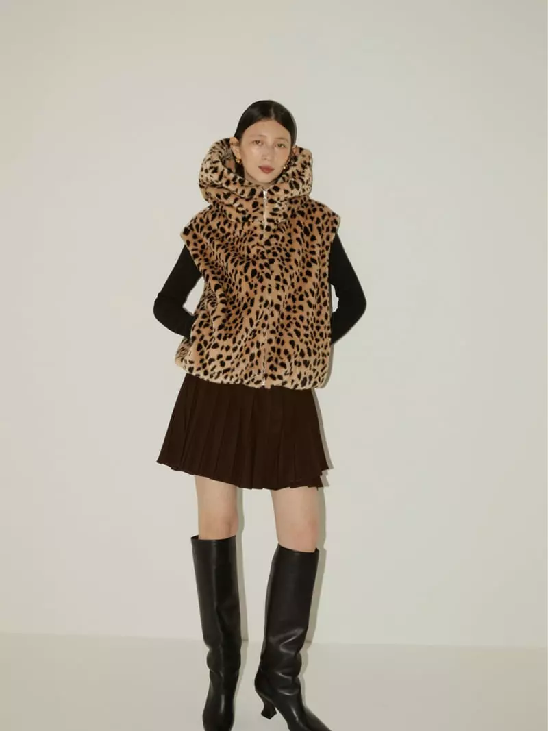 Neroli36 - Korean Women Fashion - #womensfashion - H Leopard Vest - 5