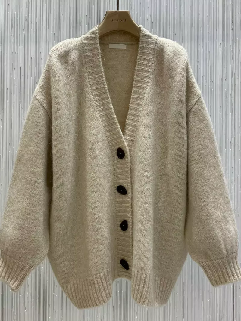 Neroli36 - Korean Women Fashion - #womensfashion - Kid Mohair Cardigan - 10