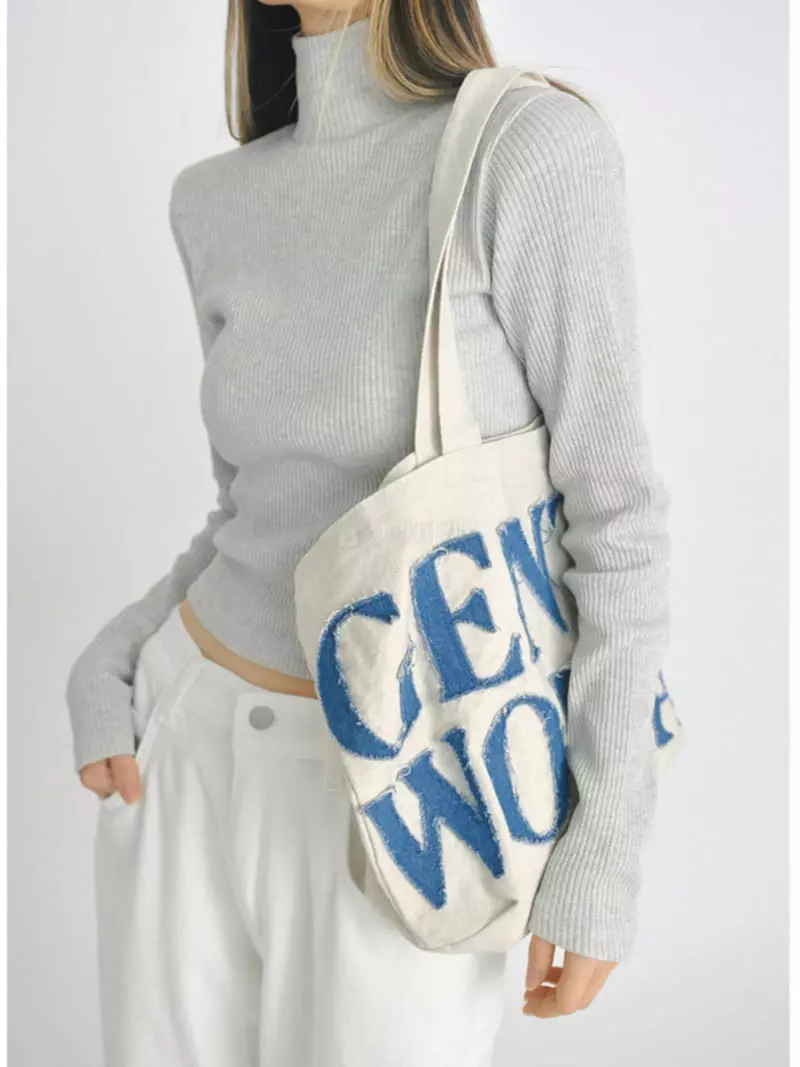 Neuter - Korean Women Fashion - #momslook - Shine Rib Turtleneck Tee - 5