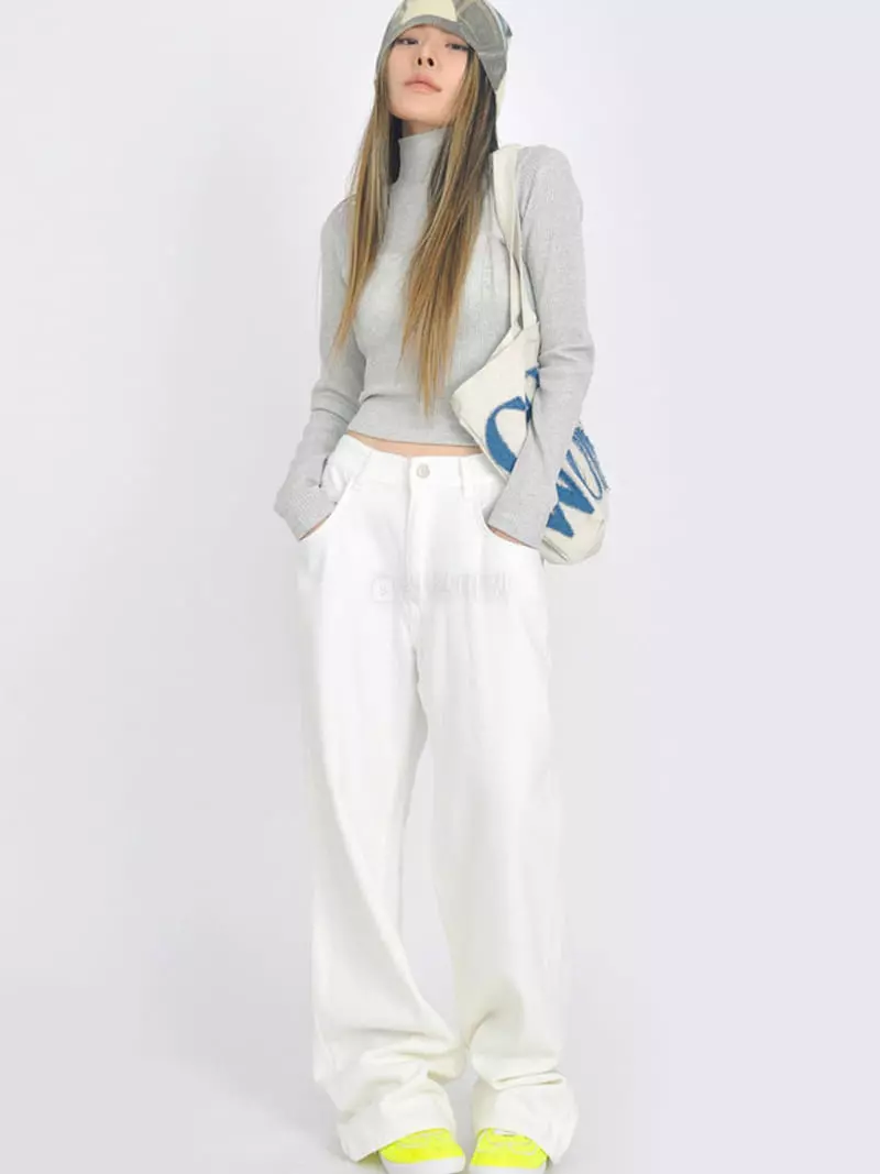 Neuter - Korean Women Fashion - #womensfashion - Shine Rib Turtleneck Tee - 6