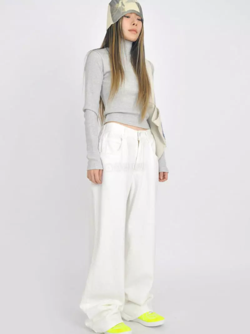 Neuter - Korean Women Fashion - #womensfashion - Shine Rib Turtleneck Tee - 8