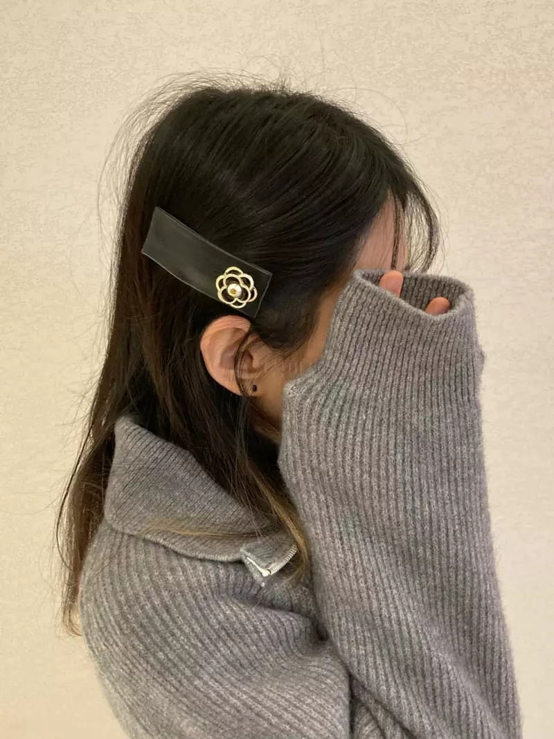 Nouveau - Korean Women Fashion - #womensfashion - Sha Flower Hairpin - 2