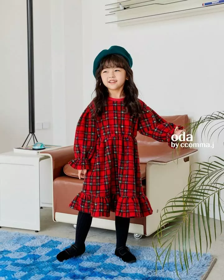 Oda - Korean Children Fashion - #childofig - Merry Christmas One-piece - 5