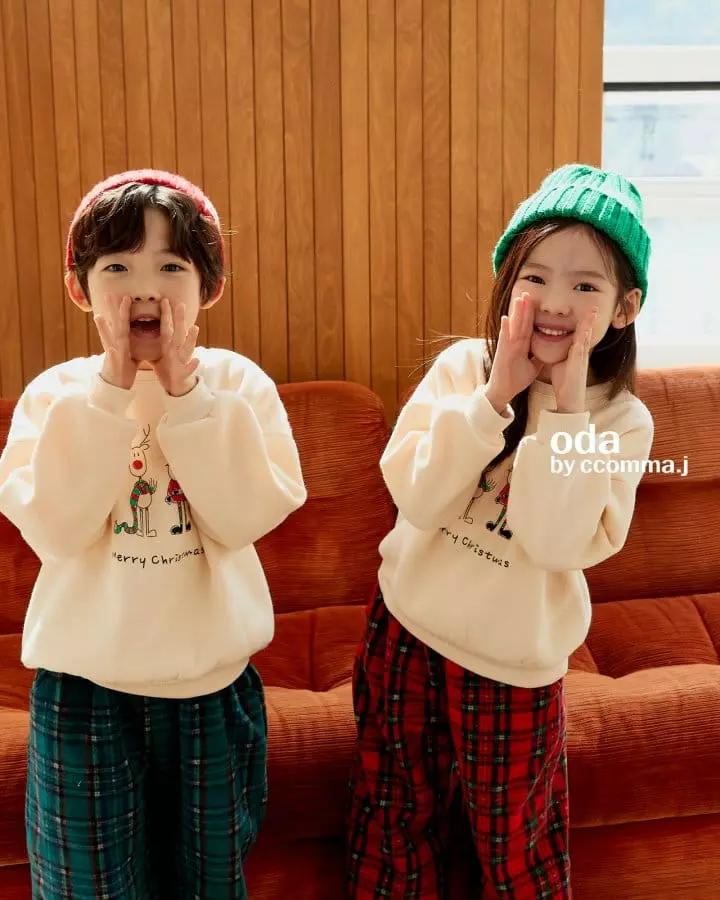 Oda - Korean Children Fashion - #childofig - Rudolf Sweatshirt - 4