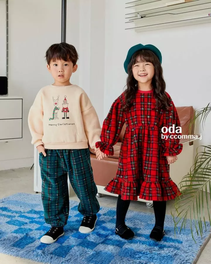 Oda - Korean Children Fashion - #kidsshorts - Merry Christmas Pants - 10