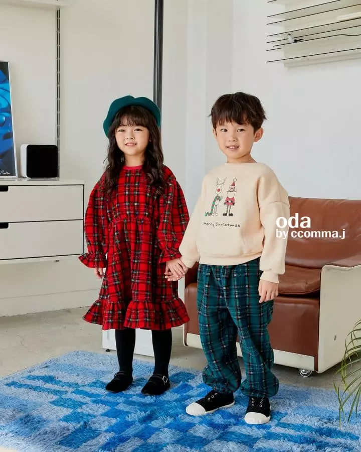 Oda - Korean Children Fashion - #kidsstore - Merry Christmas Pants - 11