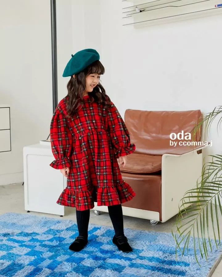 Oda - Korean Children Fashion - #minifashionista - Merry Christmas One-piece - 3