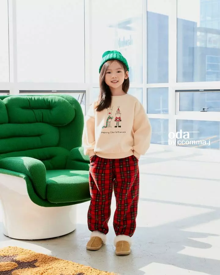 Oda - Korean Children Fashion - #minifashionista - Merry Christmas Pants - 2