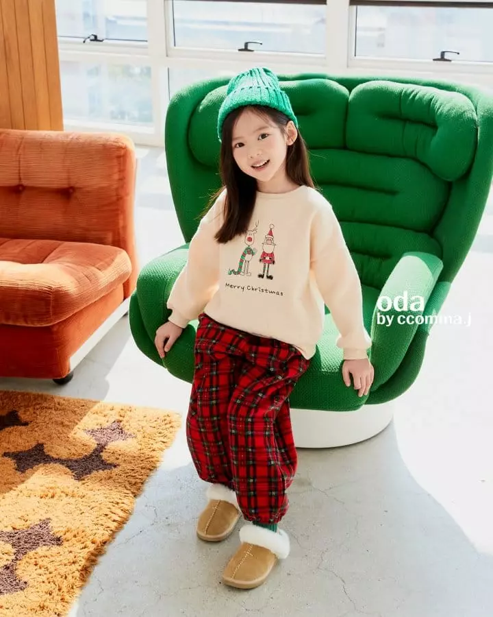 Oda - Korean Children Fashion - #prettylittlegirls - Merry Christmas Pants - 3