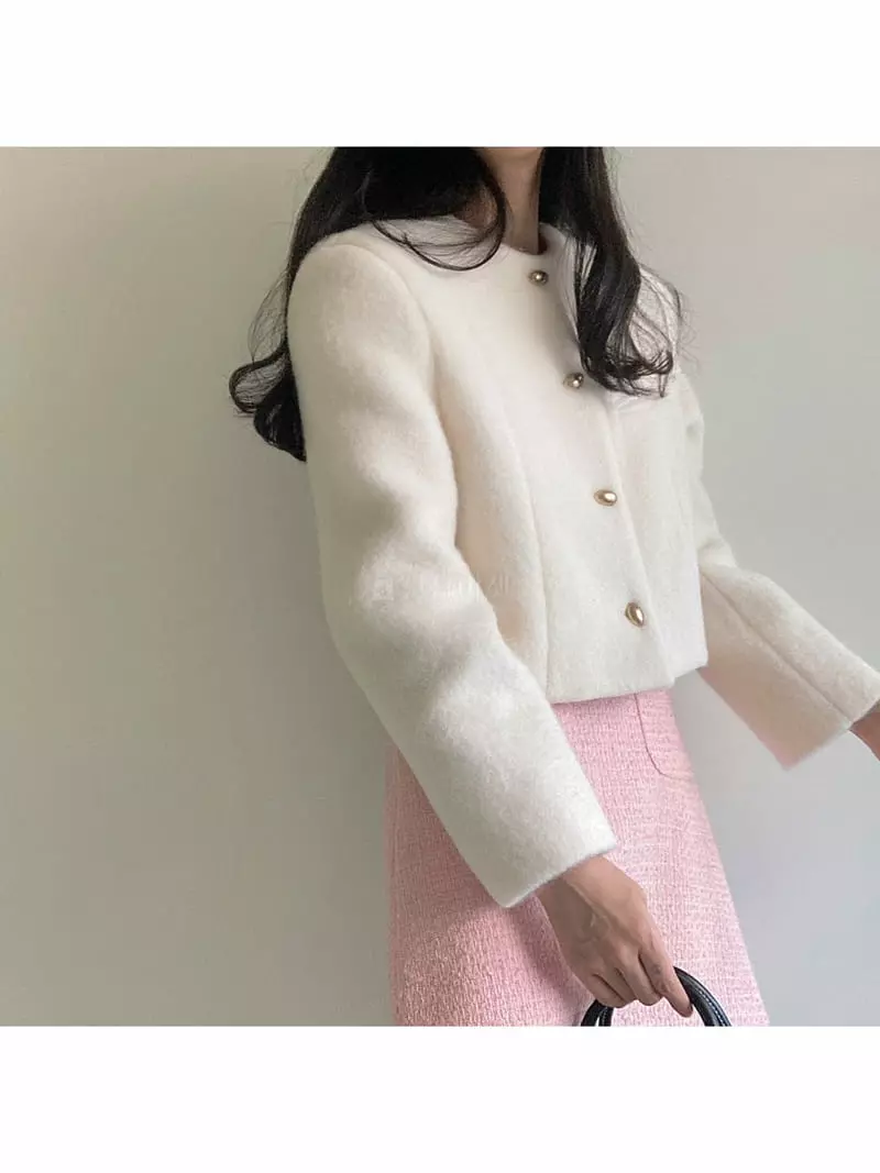 Ondo - Korean Women Fashion - #momslook - Brush Jacket - 3