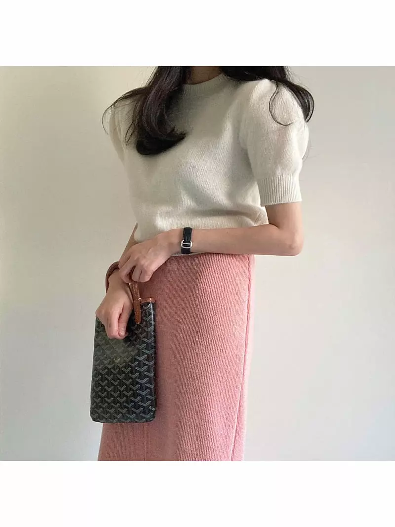 Ondo - Korean Women Fashion - #restrostyle - Racoon Puff Knit Tee - 9