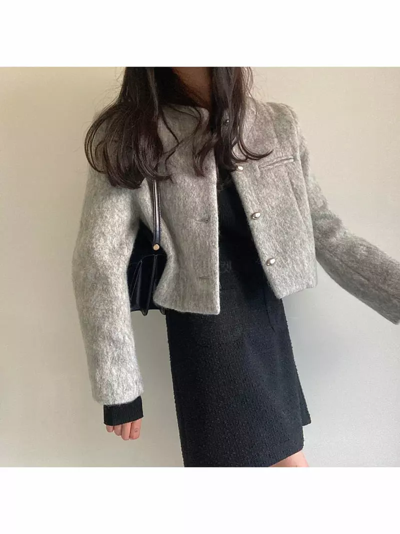 Ondo - Korean Women Fashion - #womensfashion - Brush Jacket - 2