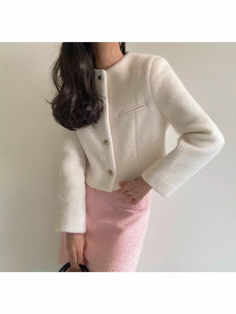 Ondo - Korean Women Fashion - #momslook - Brush Jacket - 4