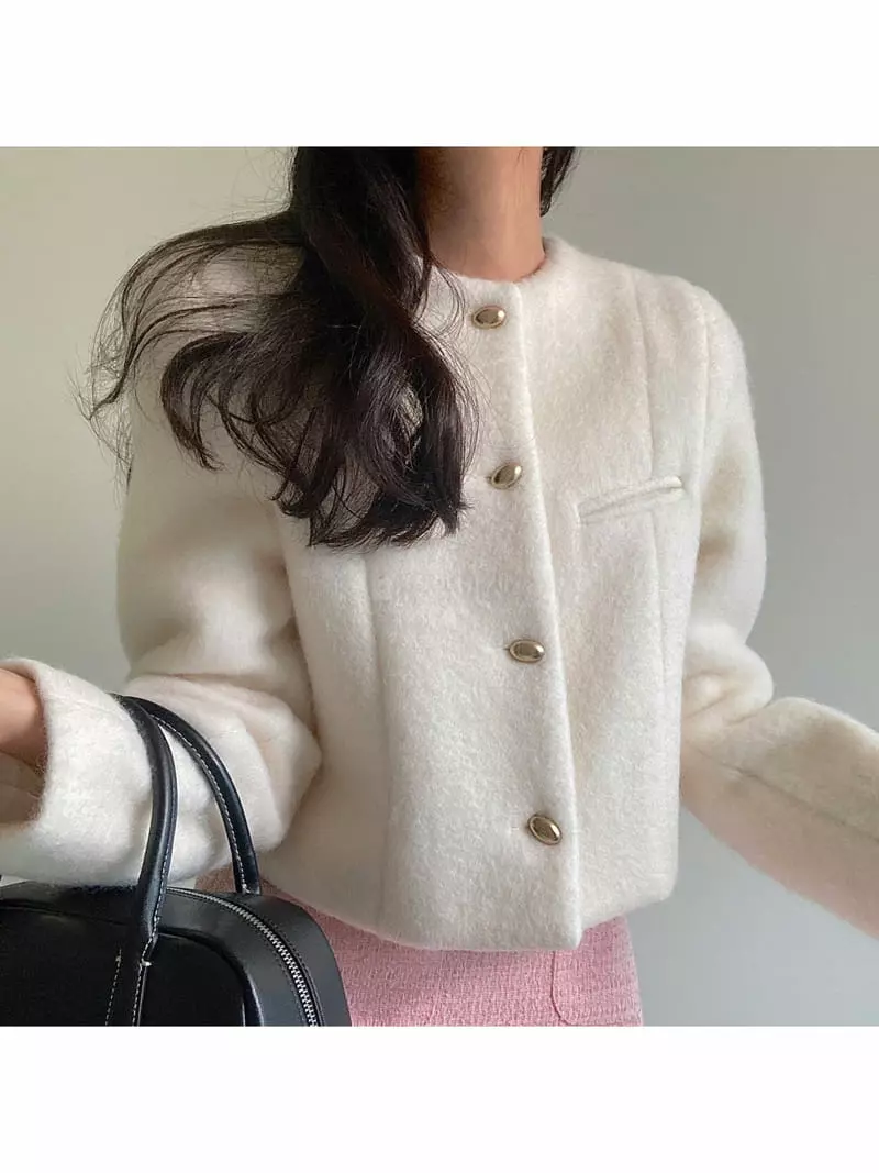 Ondo - Korean Women Fashion - #womensfashion - Brush Jacket - 6