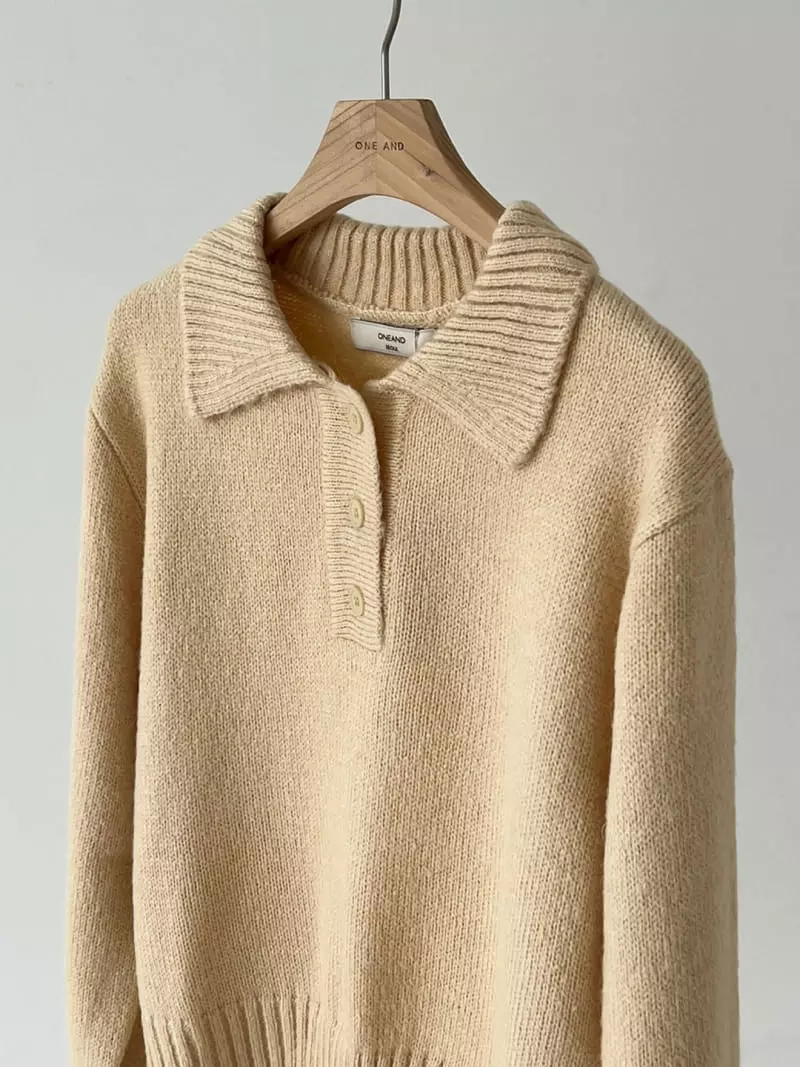 Oneand - Korean Women Fashion - #momslook - Alpaca Knit Tee