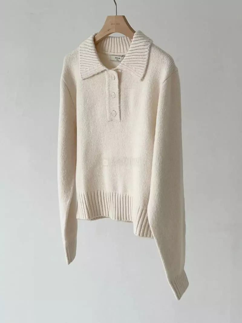 Oneand - Korean Women Fashion - #momslook - Alpaca Knit Tee - 3