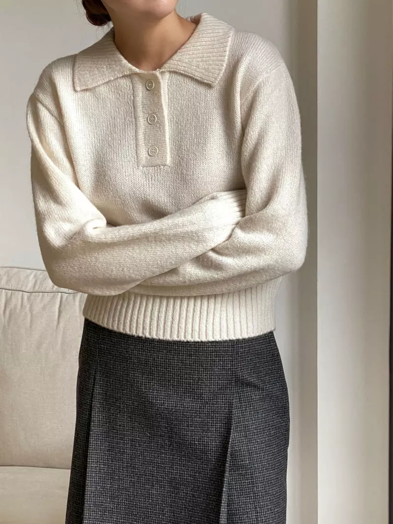 Oneand - Korean Women Fashion - #romanticstyle - Alpaca Knit Tee - 11