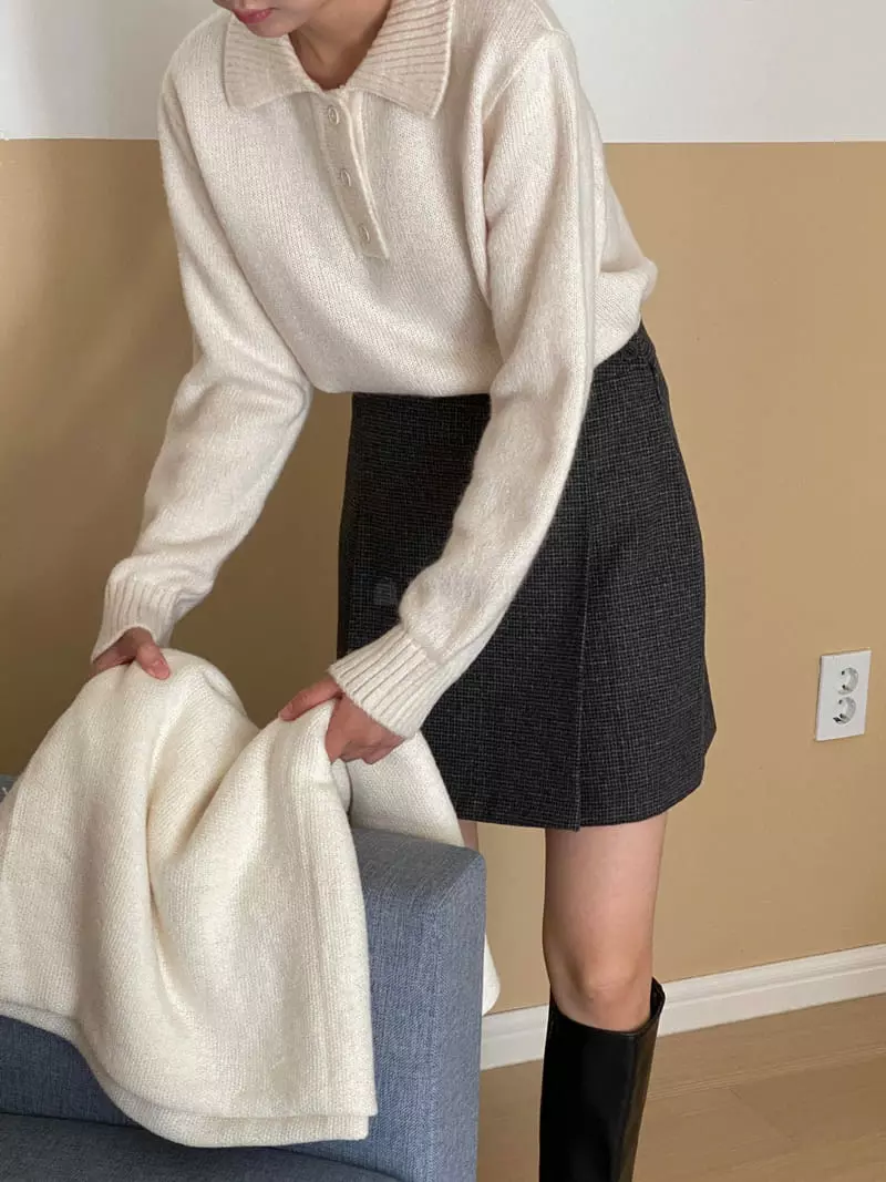 Oneand - Korean Women Fashion - #shopsmall - Alpaca Knit Tee - 12