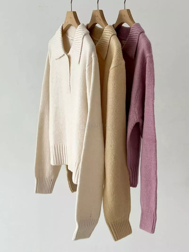 Oneand - Korean Women Fashion - #womensfashion - Alpaca Knit Tee - 6