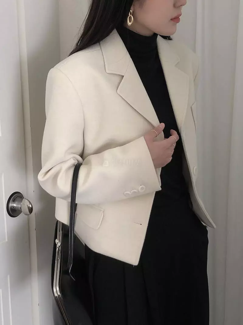 Overclassic - Korean Women Fashion - #momslook - Winter Short Jacket - 9