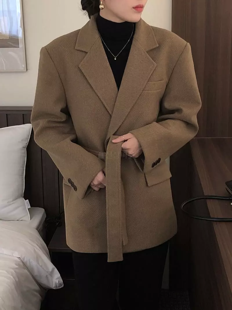 Overclassic - Korean Women Fashion - #momslook - Robe Coat - 12