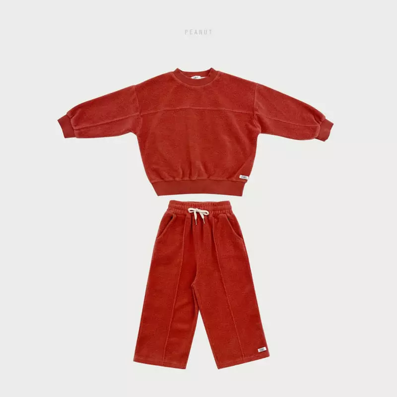 Peanut - Korean Children Fashion - #discoveringself - Cozy Top Bottom Set