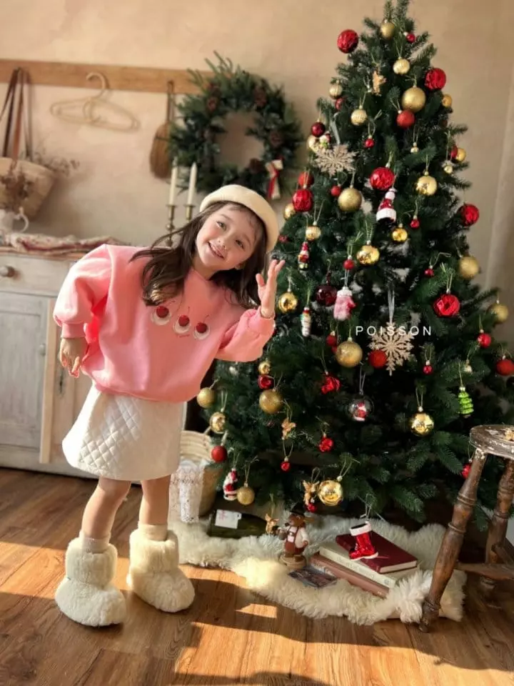 Poisson - Korean Children Fashion - #childofig - Velvet Quilting Skirt - 5