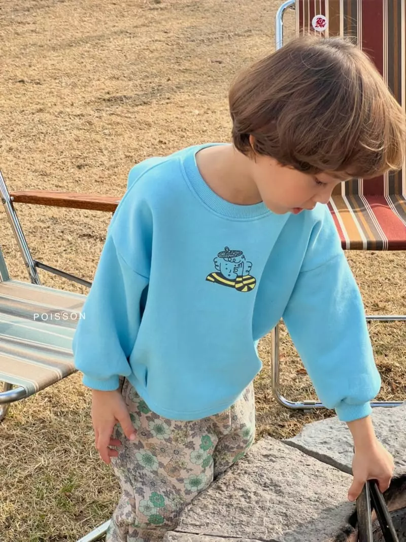 Poisson - Korean Children Fashion - #designkidswear - Pintuck Sweatshirt - 5