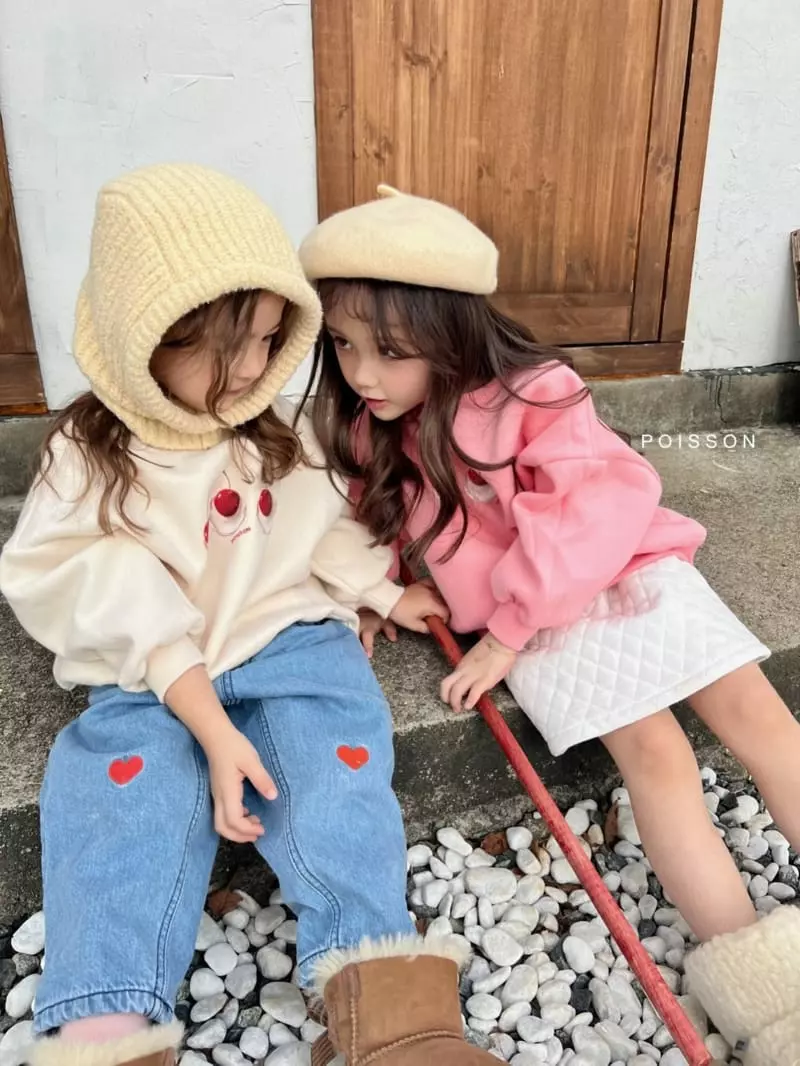 Poisson - Korean Children Fashion - #discoveringself - Heart Easy Jeans - 9
