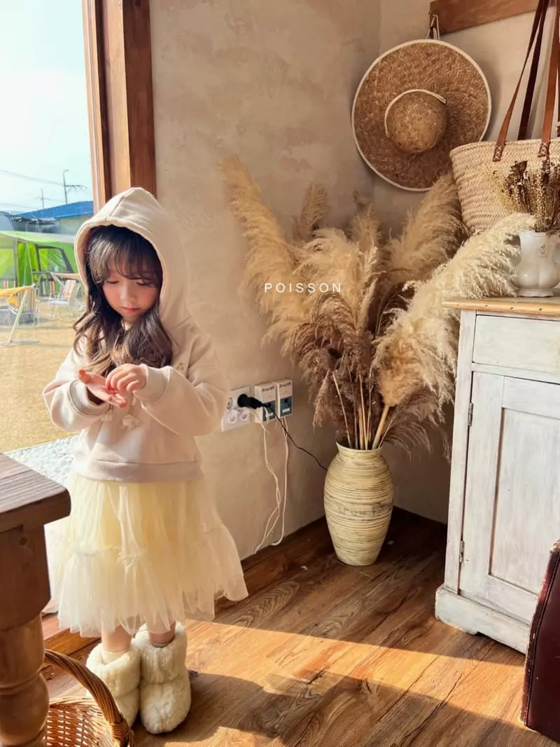Poisson - Korean Children Fashion - #discoveringself - Fleece Hoody One-piece - 7