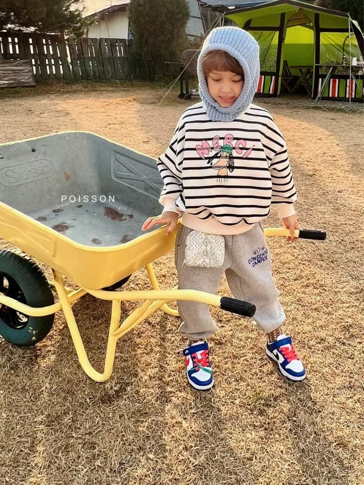 Poisson - Korean Children Fashion - #littlefashionista - Merci Sweatshirt - 8