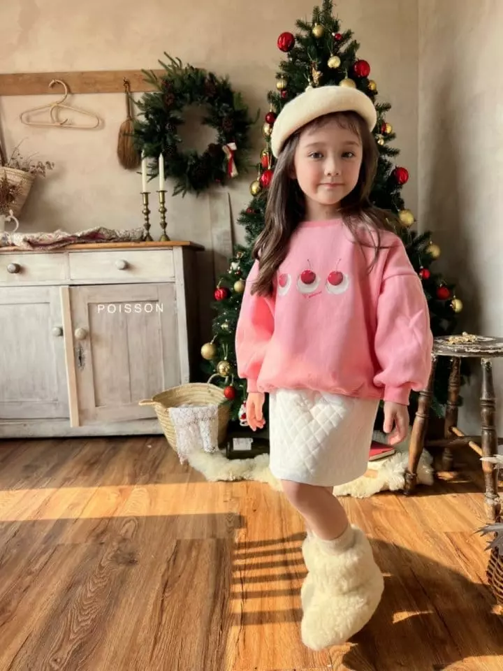 Poisson - Korean Children Fashion - #magicofchildhood - Velvet Quilting Skirt - 2