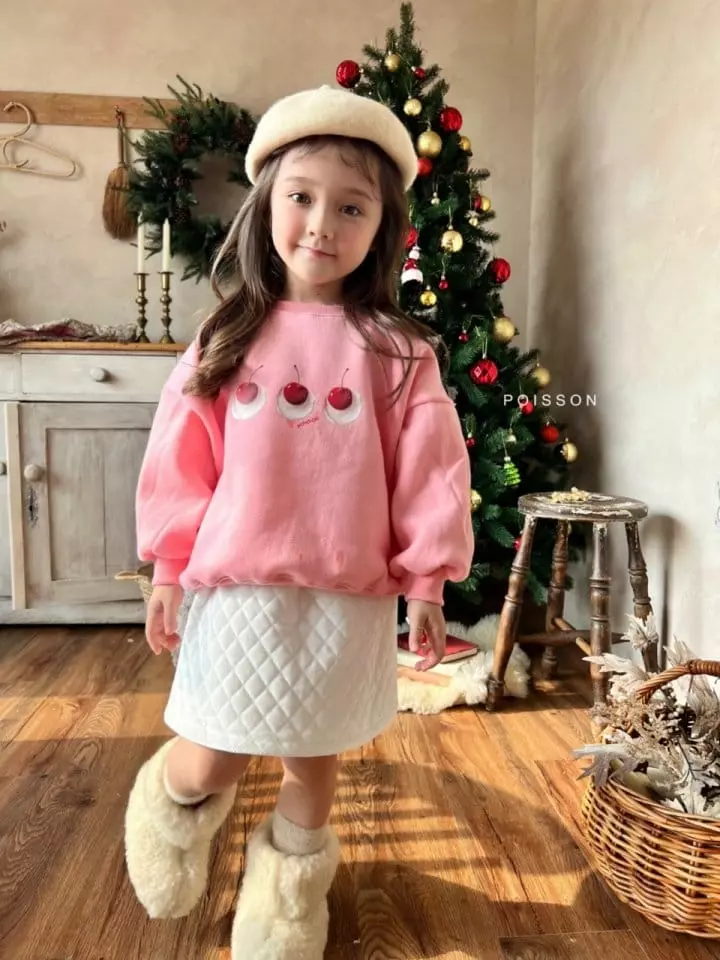 Poisson - Korean Children Fashion - #minifashionista - Velvet Quilting Skirt - 3