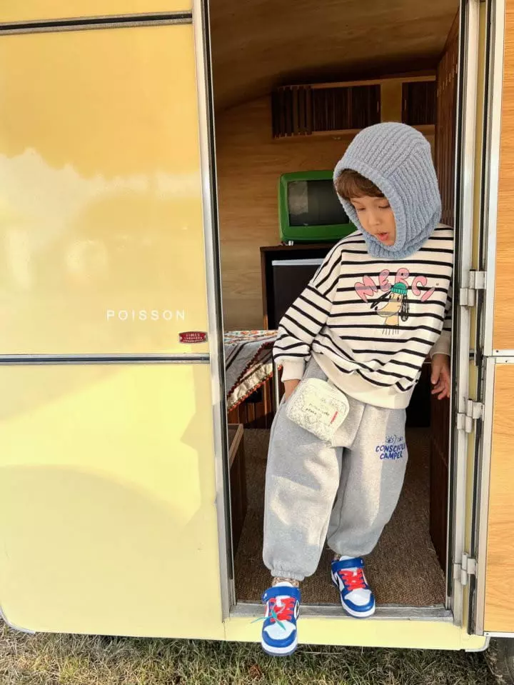 Poisson - Korean Children Fashion - #minifashionista - Merci Sweatshirt - 10