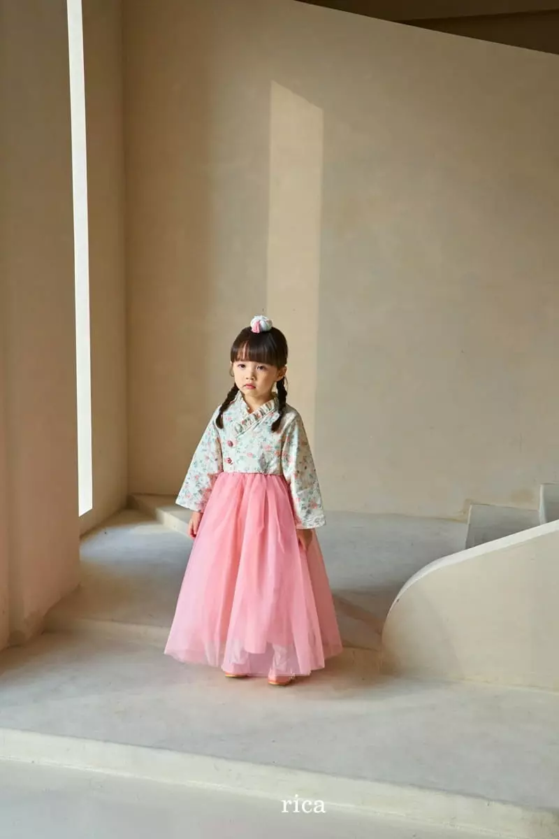 Rica - Korean Children Fashion - #Kfashion4kids - Flower Hanbok
