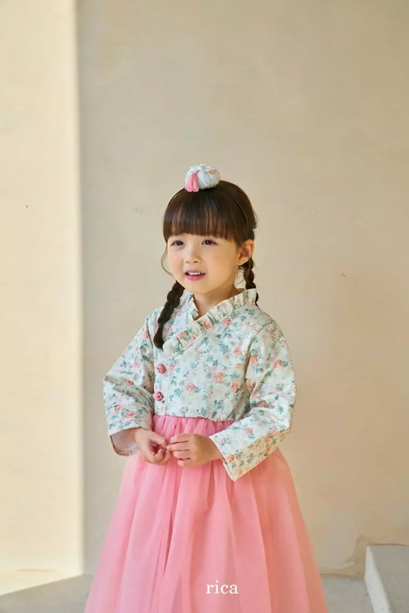 Rica - Korean Children Fashion - #magicofchildhood - Flower Hanbok - 3