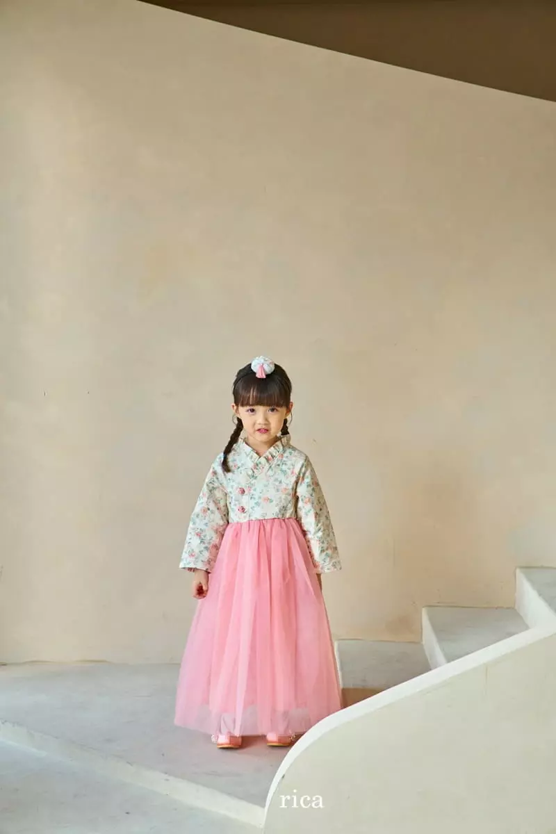 Rica - Korean Children Fashion - #stylishchildhood - Flower Hanbok - 8