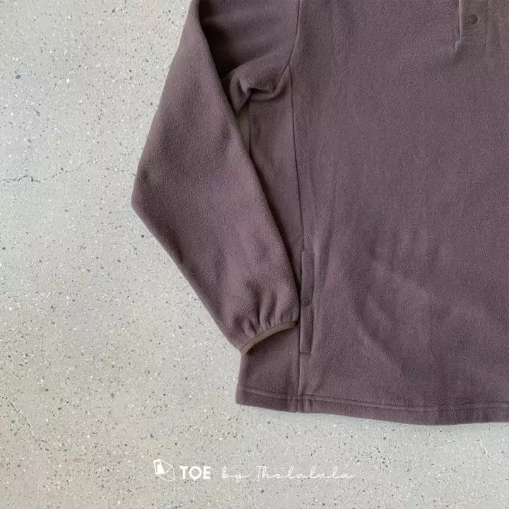 TOE - Korean Women Fashion - #womensfashion - Iam Fleece Collar Tee Mom - 8