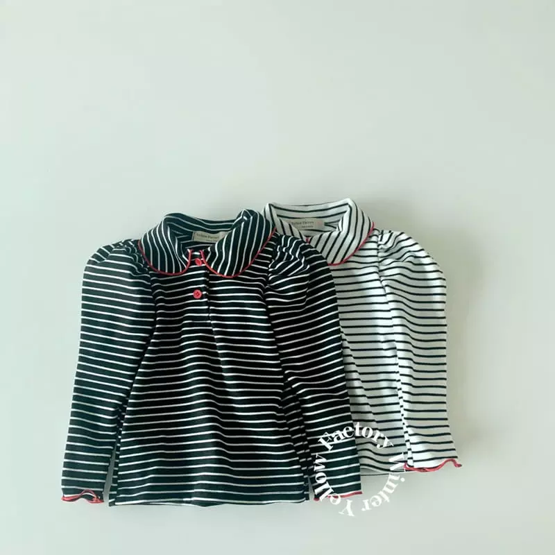 Yellow Factory - Korean Children Fashion - #Kfashion4kids - Petit Collar Tee
