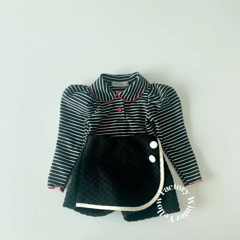 Yellow Factory - Korean Children Fashion - #magicofchildhood - Petit Collar Tee - 4