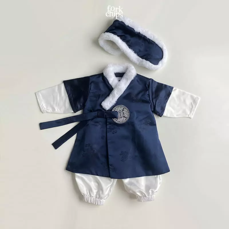 Fork Chips - Korean Baby Fashion - #babyoutfit - Yang Dan Earmuff - 5