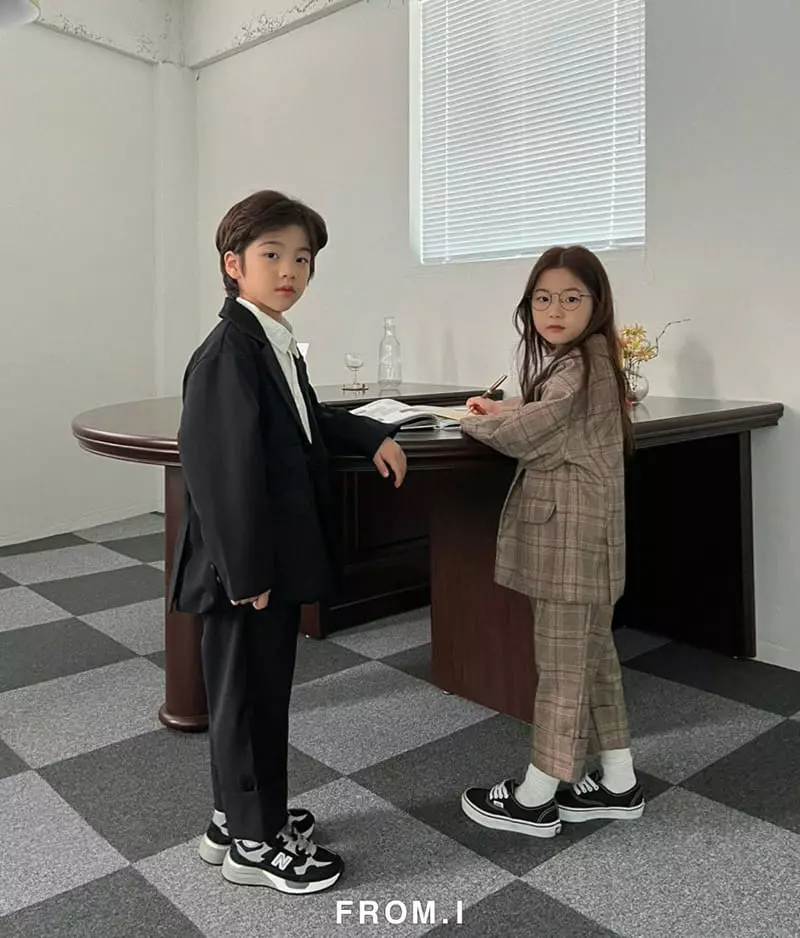 From I - Korean Children Fashion - #todddlerfashion - Blazer Jacket