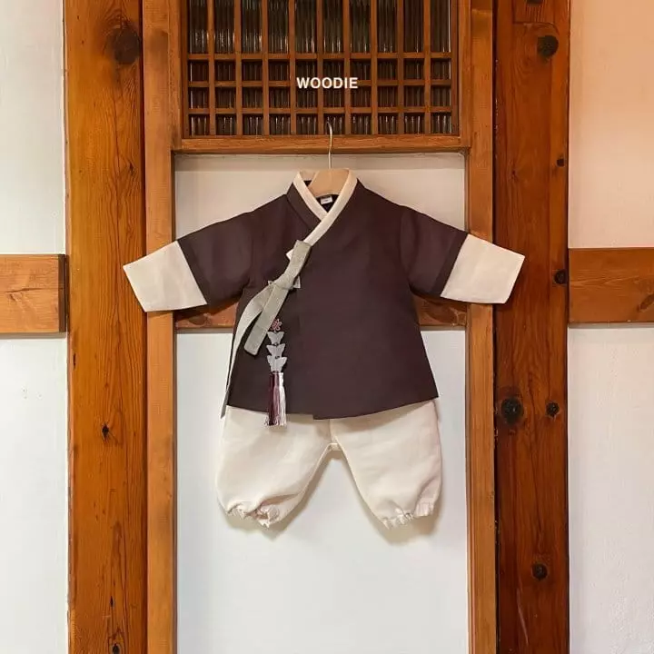 Woodie - Korean Baby Fashion - #babyboutiqueclothing - Suwul Hanbok Bebe Boy - 6